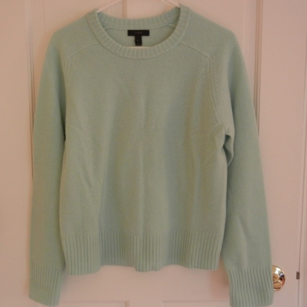 J. Crew Turquoise Blue Wool Sweater – EUC